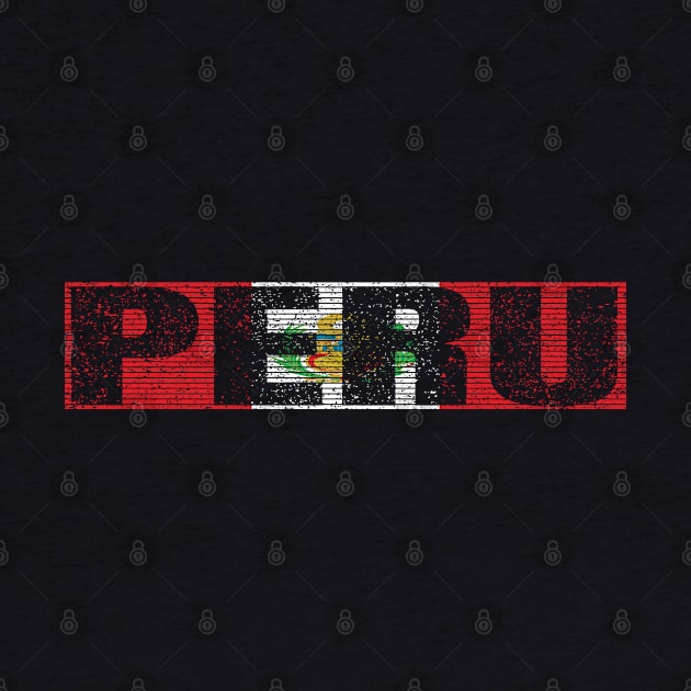 Peru Country Vintage Peruan National Flag Gift by Grabitees